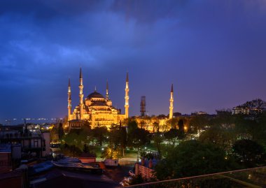 The Sultan Mehmet Mosque Istanbul,Turkey clipart