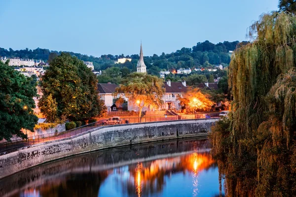 River Avon, Bath city Enland Reino Unido — Fotografia de Stock