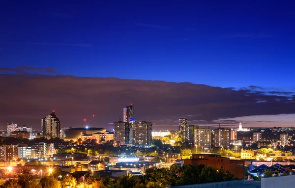 Leeds Skyline Leeds, Engeland, Verenigd Koninkrijk — Stockfoto