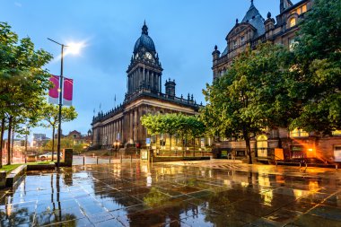 Leeds Belediye Binası, Leeds West Yorkshire, İngiltere