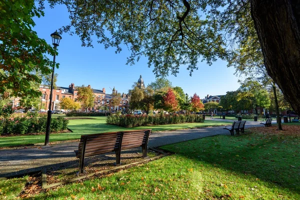 Park kare - Leeds, İngiltere — Stok fotoğraf