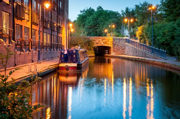 Manchester gemi kanal - İngiltere — Stok fotoğraf