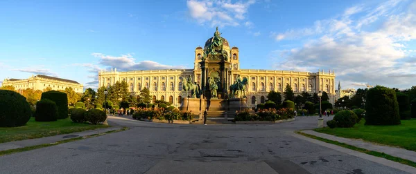 Kunsthistorisches Museum Museo Arte Situado Maria Theresa Platz Viena Austria —  Fotos de Stock