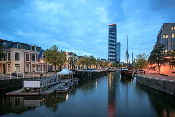 Skyline van leuwarden Nederland — Stockfoto