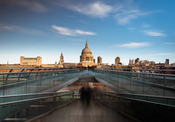 Londyn St Pauls Bridge — Zdjęcie stockowe