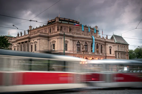 Straßenbahn von Prag — Stockfoto