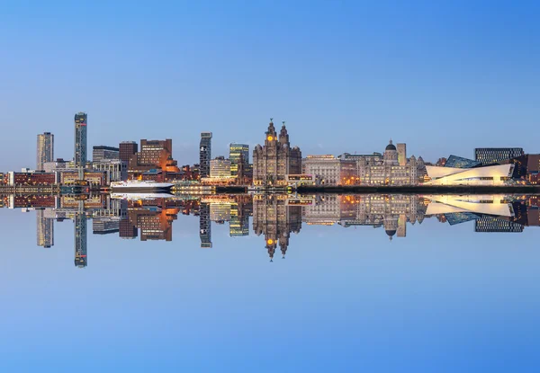 Panoramic skyline liverpool UK — Stock Photo © sakhanphotography #70858713