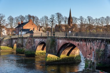 Grosvenor Bridge Chester Cheshire UK clipart