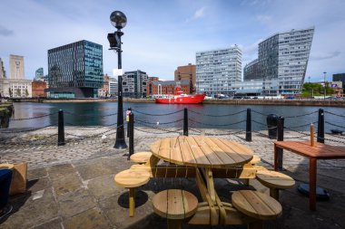 Canning rıhtım ve liverpool waterfront