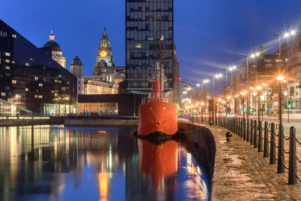 Waterfront Liverpool Reino Unido —  Fotos de Stock