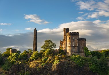 Calton hill, edinburgh, İskoçya
