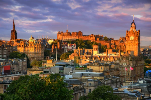 Kasteel van Edinburgh, Schotland — Stockfoto