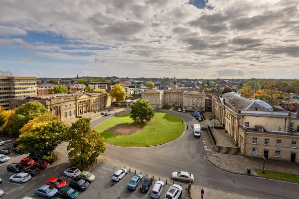 Panoramę miasta York Uk — Zdjęcie stockowe