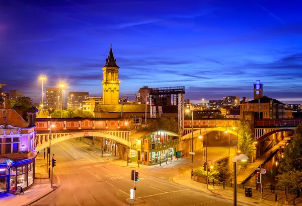 Manchester şehir merkezi İngiltere'de — Stok fotoğraf