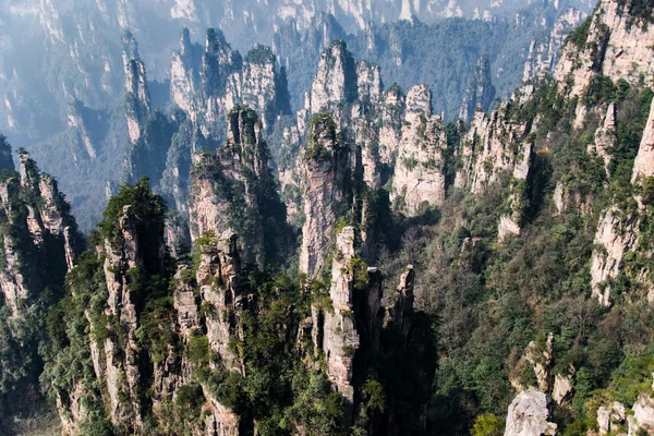 Parco nazionale delle foreste di Zhangjiajie, Hunan, Cina — Foto Stock