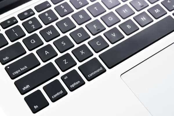 Крупним планом зображення сучасної клавіатури . — стокове фото