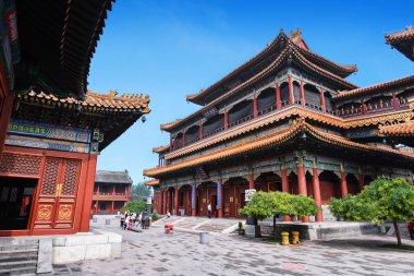 Yonghe rahipleri, ya da halk Lama Tapınağı bir tapınak ve Manastırı Gelug okul Tibet Budizmi