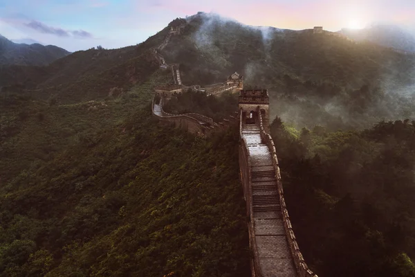 La Gran Muralla de China: 7 maravillas del mundo . —  Fotos de Stock