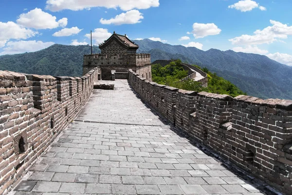 Velká čínská zeď: 7 womder světa. — Stock fotografie