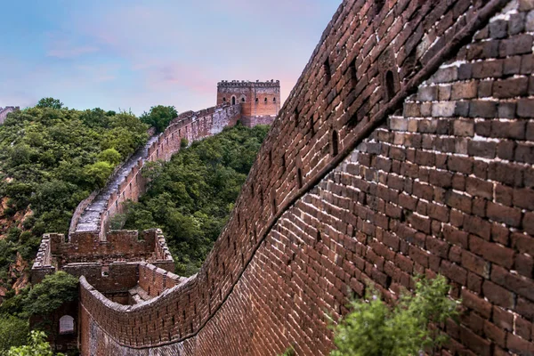 The Great wall of China: 7 wonder of the world. — Stock Photo, Image