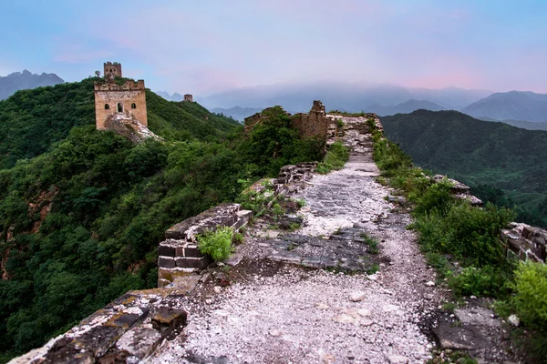 The Great wall of China: 7 wonder of the world. — Stock Photo, Image