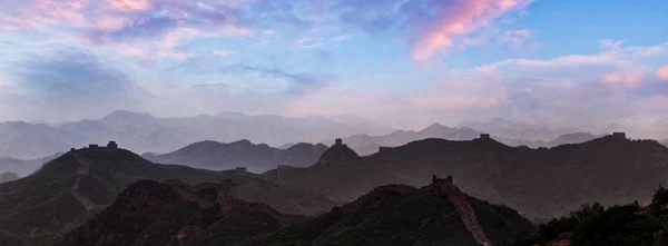 The Great wall of China: 7 wonder of the world. — Stock Photo, Image