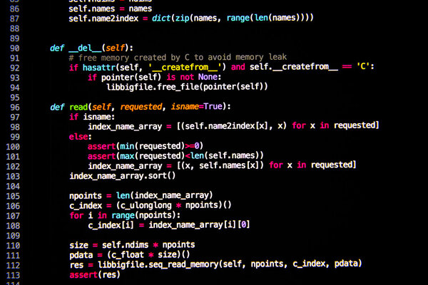 исходный код компьютерного языка
