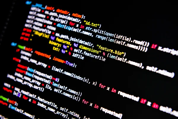 Computer language source code — Stock Photo, Image