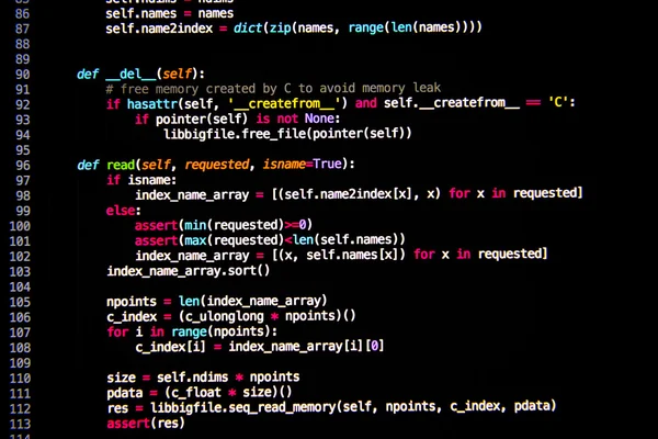 Вихідний код комп'ютерної мови пайтон