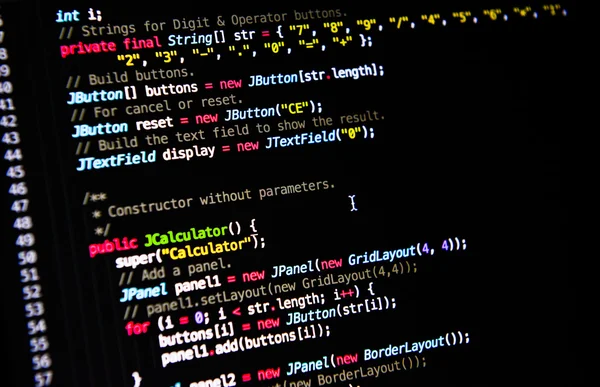 Computer language source code — Stock Photo © kikujungboy #117958506
