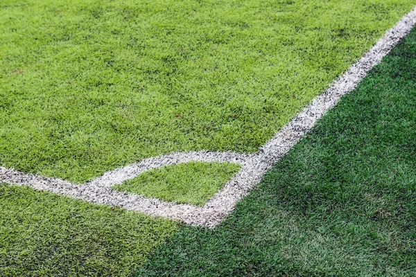 Erba artificiale arena di calcio — Foto Stock