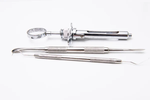 Outils dentaires en clinique dentaire — Photo