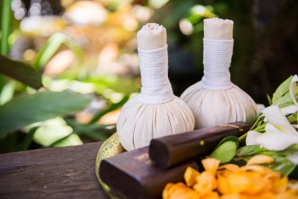 Tajski tradycyjnych ziołowych kulki — Zdjęcie stockowe