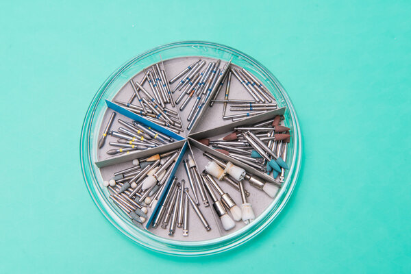 Dental tools in dental clinic