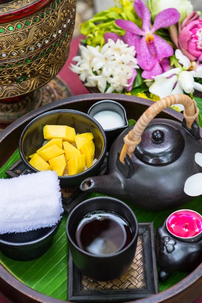 A set for drinking tea — Stock Photo, Image