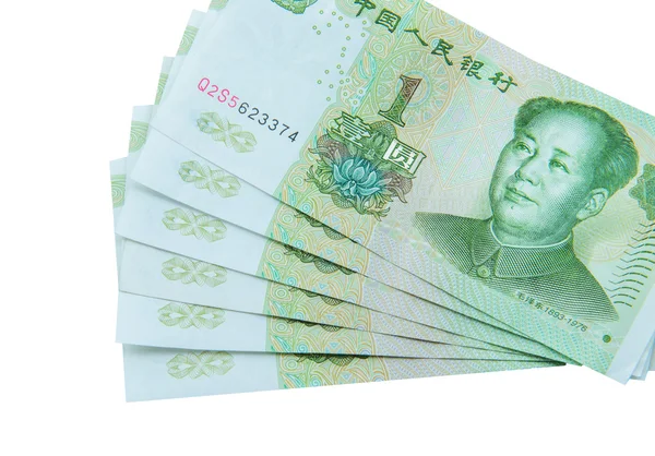 Moeda chinesa (renminbi ) — Fotografia de Stock