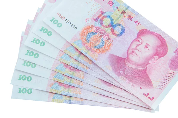 Moeda chinesa (renminbi ) — Fotografia de Stock