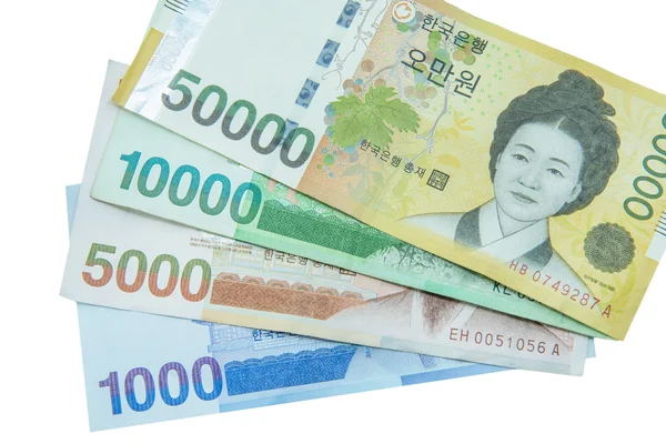 South Korean Won currency — Stock Photo, Image