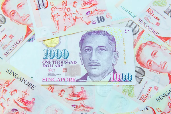 Dollar Singapore valuta — Stockfoto