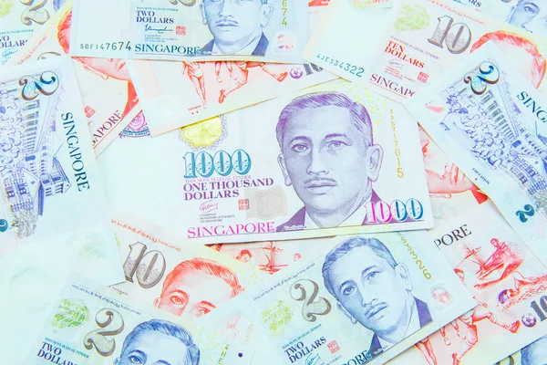 Dollar Singapore valuta — Stockfoto