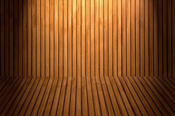 Дерев'яна підлога і стіна — стокове фото