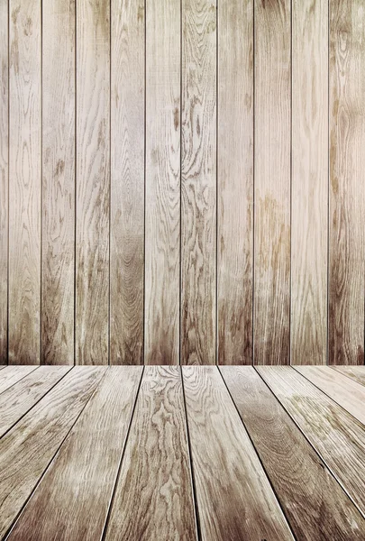 Mur et plancher en bois — Photo