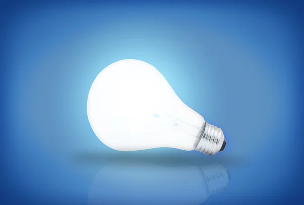 Lampa på blå — Stockfoto