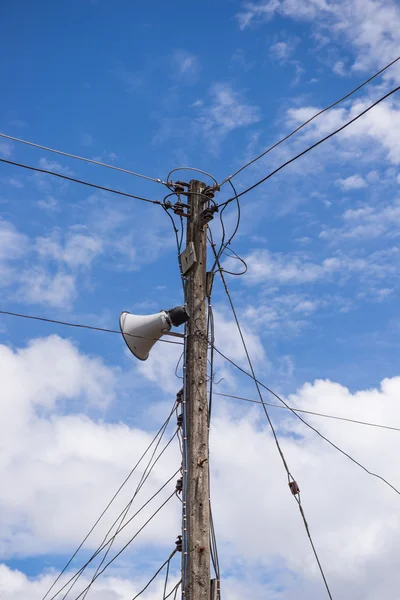 Posto eléctrico na estrada — Fotografia de Stock