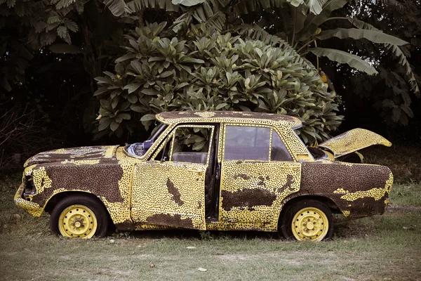 Vintage σπασμένα αυτοκινήτων — Φωτογραφία Αρχείου