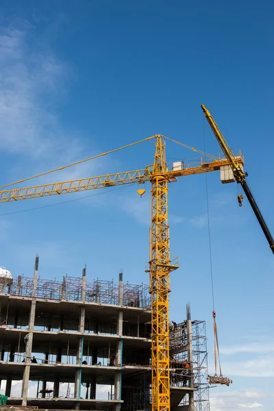 Big yellow crane — Stock Photo, Image