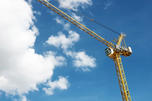 Big yellow crane — Stock Photo, Image