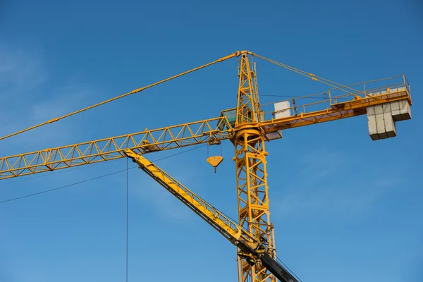 Big yellow crane — Stock Photo, Image