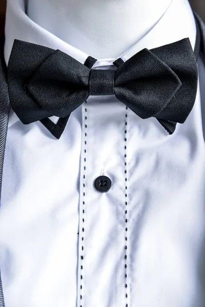 Black bow tie