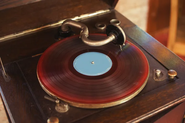 Old phonograph and gramophone records — Stock Photo, Image